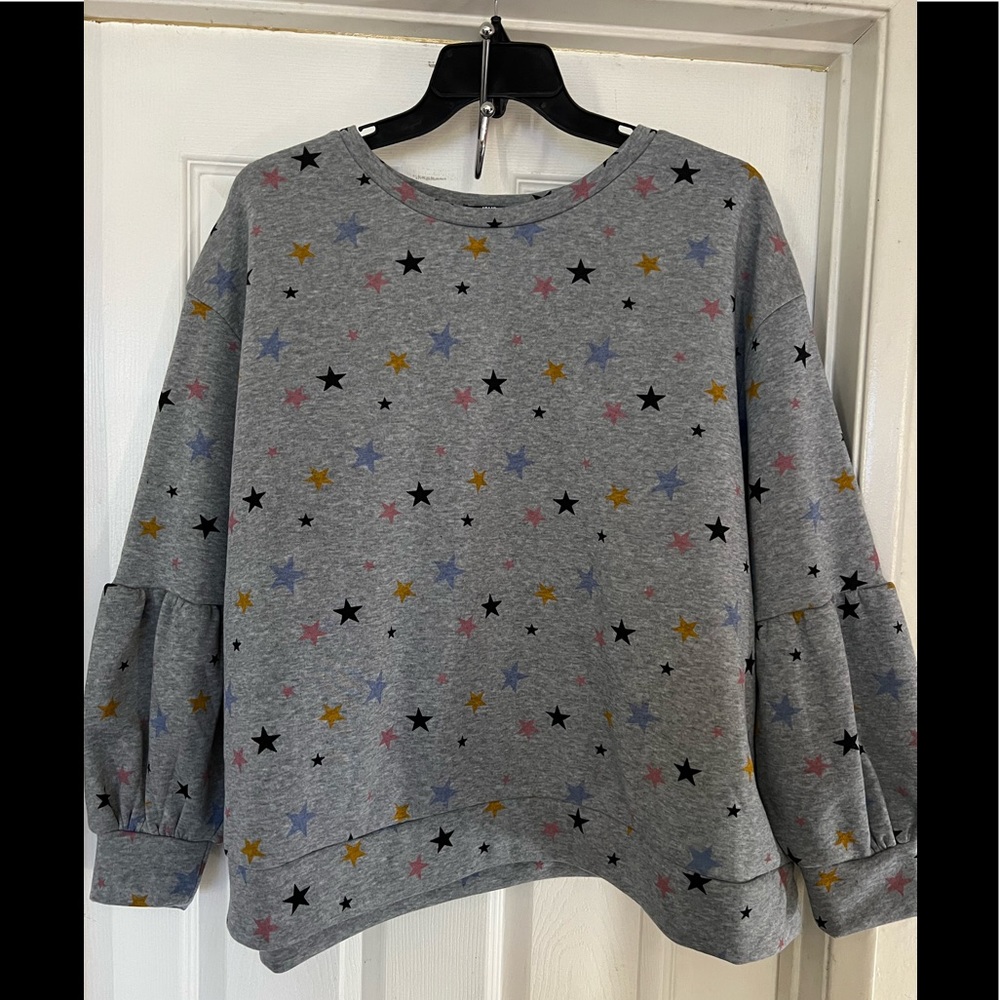 plus size star sweater top